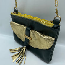 Load image into Gallery viewer, Gold shoulder pouch