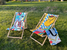 Load image into Gallery viewer, Adult wooden deckchair